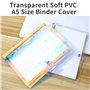 2 Pièces Classeur A5 avec 6 Anneaux, Couverture de Reliure à Anneaux pour Carnet de Notes, avec 2 Feuilles Volantes Rechargeable