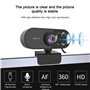 Webcam USB Full HD pour appels vidéo