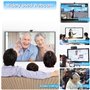 Guijiyi Webcam 1080P, Webcam USB Full HD pour appels vidéo, Jeux et Streaming en Temps réel, avec Microphone de réduction du Bru