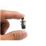 Ytian 5 Pcs SPST Mini Bouton Momentanés Poussoir Interrupteur Normal Ouvert 250V 2A Noir