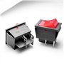 5Pcs Lumière On/Off DPST bateau Interrupteur à bascule 16A/250 V/20A 125 V AC 4 Broches Rouge