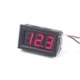 Taikuwu 3PCS 0.56"LED DC Voltage Meter Panel 0-100V 3 Fils Avec Tête Logement Numérique Voltmètre Jauge électrique Précision Tes