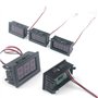 Taikuwu 3PCS 0.56"LED DC Voltage Meter Panel 0-100V 3 Fils Avec Tête Logement Numérique Voltmètre Jauge électrique Précision Tes