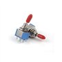 10Pcs AC 250V/3A 120V/6A ON/ON Interrupteur à 2 positions 6 Broches SPDT Mini Interrupteur à Bascule avec capuchon en plastique 
