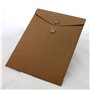VANRA Classeur à ficelle en kraft Enveloppe de classement Enveloppe de projet Pochette de documents Organisateur de lettres plat