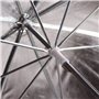 POLAM-FOTO 33"/84cm Parapluie Réflecteur/Parapluie éclairage Professionnel Parapluie Noir/Argent (2 pièce)
