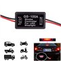 Taikuwu 2PCS Contrôleur Stroboscope LED pour Feu Stop - Module Clignotant Sécurité Moto/Voiture/Camion 12-24V | Installation Fac