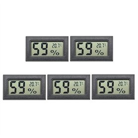 Taikuwu 5PCS Mini Thermomètre Hygromètre Numérique Intérieur - Capteur Température et Humidité avec Précision Haute