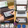 XPPen Tablette Graphique avec Ecran Artist 12 Pro Ecran Entièrement Laminé 11.6 Pouces 8 Touches de Raccourcis Stylet sans Pile 