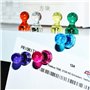 magnétique punaises 7 couleurs assorties Aimants puissants, utilisation à la maison d'école salle de classe et de bureau Aimants