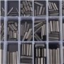 280Pcs Goupille Elastique en Acier Inoxydable, Walfront Goupille Fendue Broche Printemps Assortiment Kit Goupille de Tension Bro