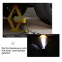 Zerone Cric de Levage Électrique, Cric Ciseaux Cric Ascenseur Universel Équipement de Secours 12V avec Contrôleur pour SUV Voitu