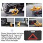Zerone Cric de Levage Électrique, Cric Ciseaux Cric Ascenseur Universel Équipement de Secours 12V avec Contrôleur pour SUV Voitu