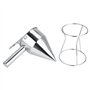 Fdit Entonnoir à Piston Pâtisserie en Acier Inoxydable Cuisson Waffle Distributeur de Pâte Pancake Maker Outils de Cuisson pour 