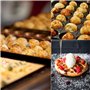 Fdit Entonnoir à Piston Pâtisserie en Acier Inoxydable Cuisson Waffle Distributeur de Pâte Pancake Maker Outils de Cuisson pour 