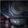 Qiilu Indicateur de Vitesse de Moto étanche Universel 6 Vitesse Indicateur Numérique Vitesse Commutateur Shift Levier Capteurs A