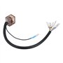 Qiilu Indicateur de Vitesse de Moto étanche Universel 6 Vitesse Indicateur Numérique Vitesse Commutateur Shift Levier Capteurs A