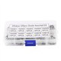 Hilitand 100pcs 10 Values Kit Diode Redresseur Électronique 1N4001~1N4007 1N5817~1N5819 Avec Boîte Claire