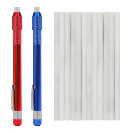 Gutimore Lot de 2 marqueurs ronds en stéatite avec 12 stylos en stéatite de qualité professionnelle pour soudage