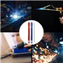 Gutimore Lot de 2 marqueurs ronds en stéatite avec 12 stylos en stéatite de qualité professionnelle pour soudage, fabrication mé