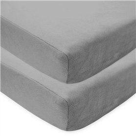 FEGYUJ None Baby CoNoneNoney Pack oNone 2 Heavenly SoNonet Chenille Noneitted Crib Sheet Noneor StNonedard Crib Noned Toddler No