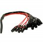 Audibax Snake 12 - Stagebox de 12 entrées et 4 sorties - Boîtier de Direct Haute Performance - Câble de 15 Mètres Inclus - Câble
