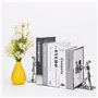 Creative humain type Paire Serre-livres antidérapant Heavy Metal durable solide résistant livres Organiseur élégante Bibliothèqu