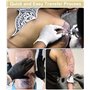 100 Feuilles de Papier Transfert pour Tatouage, 4 Couches de Papier A4 pour Stencil Tatouage Transfert, Papier Tatouage Usage Co