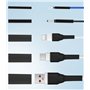 LEAZZLE 100 Pièces Kit de Gaine Thermorétractable Etanche, 90mm Extra-Longue, 4:1 Tube Thermoretractable à Double paroi, Gaine T