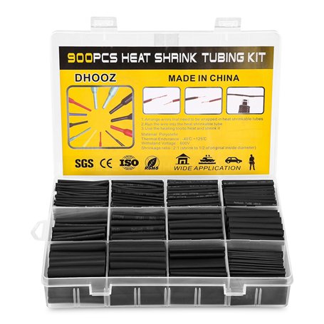 FAOKZE Lot de 900 gaines thermorétractables