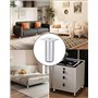 LEAZZLE 4 Pièces Pieds de Meuble,10 cm/4 Pouces Meubles réglables en Hauteur en Alliage d'aluminium et PVC,Table Chaise Armoires