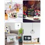 FAOKZE 20 Pièces Bois Naturel Support Photo Carte, Porte-Cartes de Menu avec 56 Points de Colle, pour Mariage, Restaurants, Mari