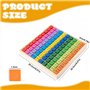 Table de Multiplication en Bois Mathématique 1x1 Tableau Planche de Multiplication Jeu de Table de Multiplication Jouets Montess