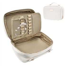 LPAMABA Trousse Maquillage Femme en Cuir PU