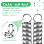 LPAMABA 4pcs Ressort de Traction, Ressort d'Extension Ressort de Tension à Double Crochet en Acier Inoxydable Ressort de Suspens