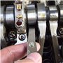 Jauge d'Épaisseur, ZoomSky 32 Lames en Acier Inoxydable jeu de cale Jauge Pliable Marquage métrique/impérial Pour Mesurer Épaiss