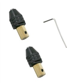 Ximimark Lot de 2 mini mandrins de serrage pour arbre de moteur électrique de 3