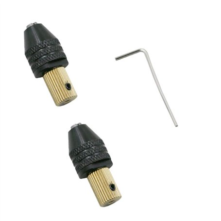 Ximimark Lot de 2 mini mandrins de serrage pour arbre de moteur électrique de 3