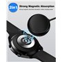 BLITEZZ 2 en 1 Chargeur pour Sam-sung avec Chargeur Montre Sam-sung et Cable USB C, 2M Station de Charge pour Sam-sung Cable USB