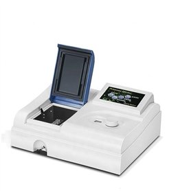 Spectrophotomètre 722N Vis Photomètre Longueur d'onde 360-1000 nm (2 nm) Affichage LCD Rétroéclairé Spectromètre Appareil d'anal