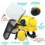 Casque de sécurité forêt forestière Industrielle,Casque de sécurité à tronçonneuse avec Protections Auditives et Cache-Oreilles 