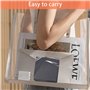 YUDAWN Lot de 4 boîtes à bijoux en carton kraft mat - Petites boîtes cadeaux - En papier noir - Avec mousse - Pour colliers, bra