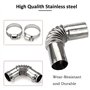 Manchon Echappement, Tube Inox Echappement 25 mm - Pour chauffage auxiliaire de voiture - Chauffage diesel - Accessoires de tuya