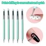 Outils Poterie, 9 Pièces Outils de Sculpture en Argile avec Boule à Modeler et Pointe en Caoutchouc Souple Kit D'outils Poterie 
