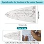 5 Gabarits Parabole Mathématiques - Gabarit Courbe Sinus/Cosinus, Outil de Dessin Géométrique pour Études et Professionnels (Nor