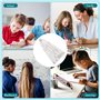 5 Gabarits Parabole Mathématiques - Gabarit Courbe Sinus/Cosinus, Outil de Dessin Géométrique pour Études et Professionnels (Nor