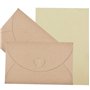 25 x Rétro Papier Kraft avec Vintage Enveloppe