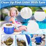 GUHAOOL Chaussette Skimmer Piscine, 30Pcs Pool Skimmer Socks Filtre Skimmer Piscine, Prefiltre Skimmer Nylon Élastique, Réutilis