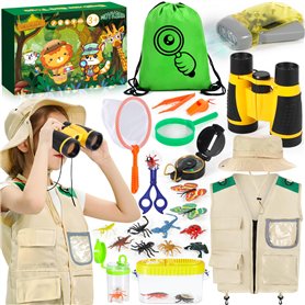 MOYKSRR Ensemble Explorateur Extérieur Jouets