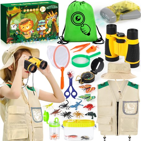 MOYKSRR Ensemble Explorateur Extérieur Jouets